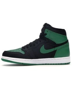 Alternative view of Air Jordan 1 Retro High Pine Green Black