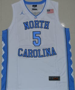 North Carolina Tar Heels #5 Marcus Paige NCAA Basketball Jersey White