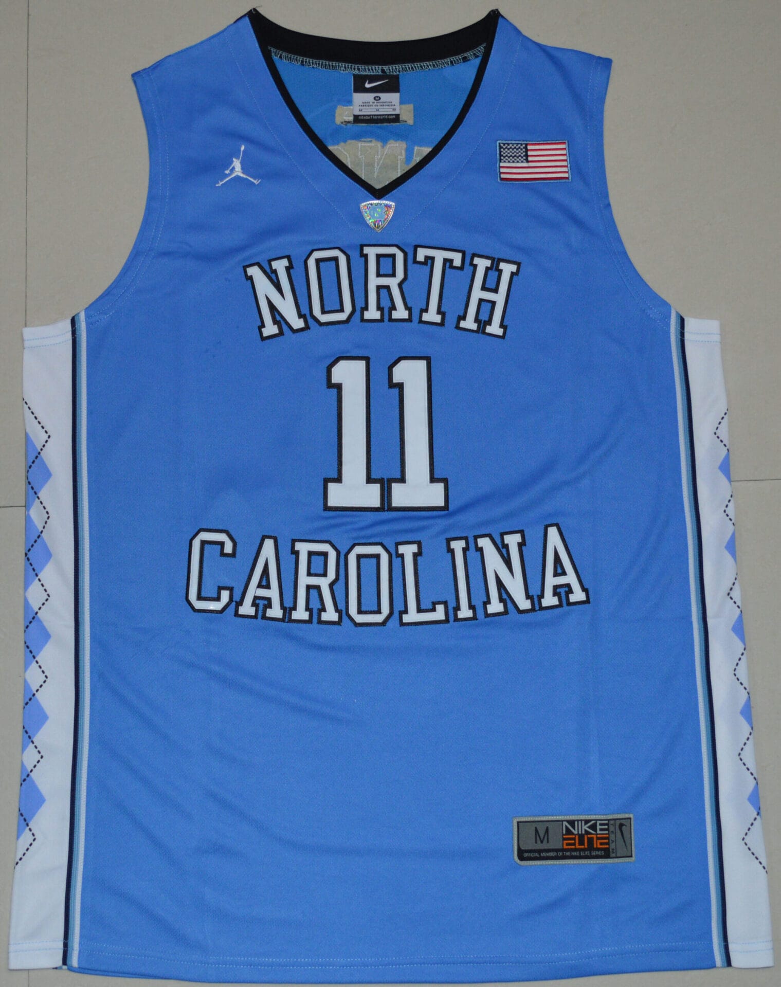 North Carolina Tar Heels #11 Brice Johnson NCAA Basketball Jersey Blue