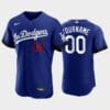 2021 City Connect Dodgers Custom Name Number Baseball Jersey Royal