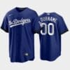 2021 City Connect Dodgers Custom Name Number Replica Jersey Royal