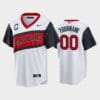 2021 Little League Classic Indians Custom Home Replica Jersey White