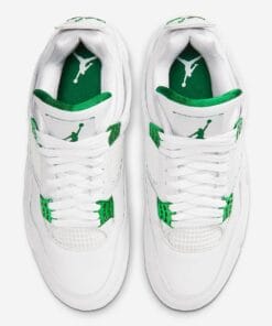 Alternative view of Air Jordan 4 Retro Metallic Green