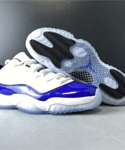 Alternative view of Air Jordan 11 Retro Low White Concord