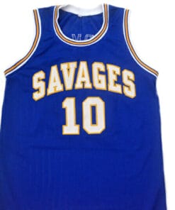 Dennis Rodman #10 Oklahoma Savages Basketball Jersey Blue