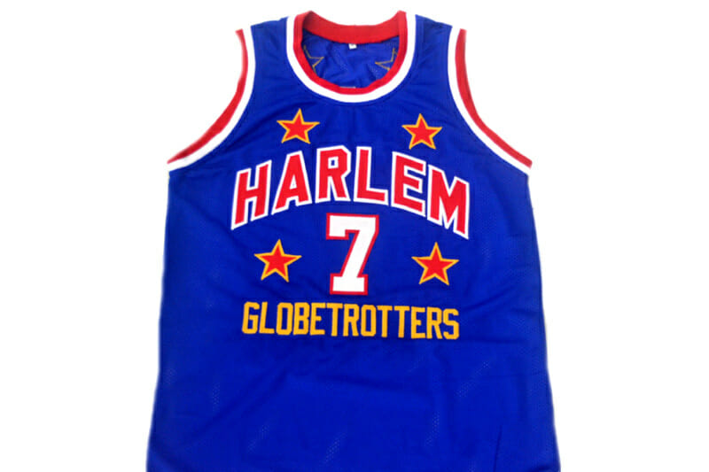 Too Tall #7 Harlem Globetrotters Basketball Jersey Blue - Image 2