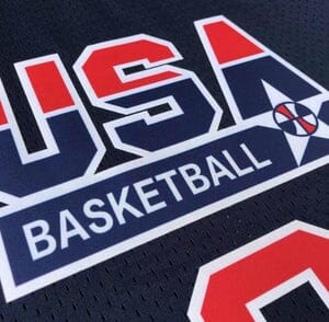 Christian Laettner #4 1992 Team Usa Basketball Jersey - Image 2