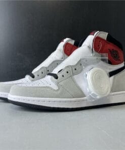 Alternative view of Air Jordan 1 Retro High Light Smoke Grey