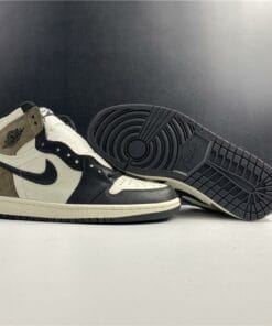 Alternative view of Air Jordan 1 Retro High Dark Mocha