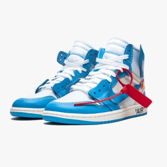 Air Jordan 1 Retro High Off-White University Blue - Image 3
