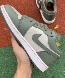 Air Jordan 1 Low Gray Green