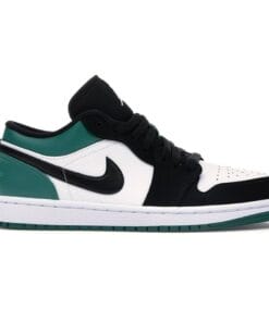 Air Jordan 1 Low White Black Mystic Green