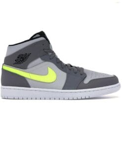 Air Jordan 1 Mid Gunsmoke Volt