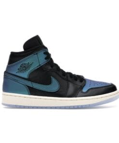 Air Jordan 1 Mid Iridescent Black (W)
