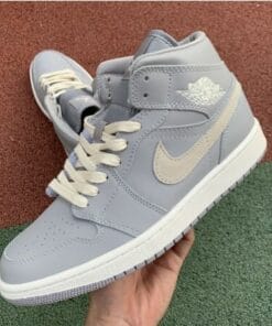 Air Jordan 1 Mid Little Earl Haze Gray Purple