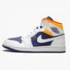 Air Jordan 1 Mid Royal Blue Laser Orange