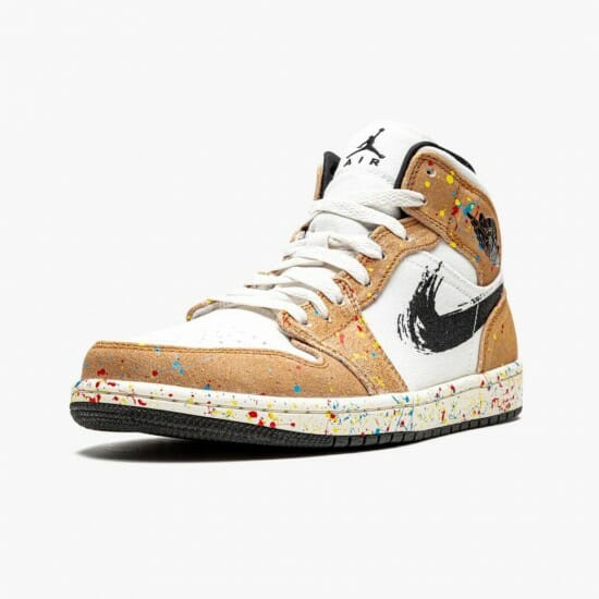 Air Jordan 1 Mid SE Brushstroke - Image 2