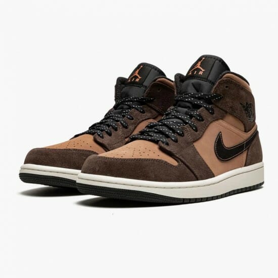 Air Jordan 1 Mid SE Dark Chocolate - Image 3