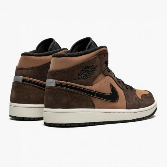 Air Jordan 1 Mid SE Dark Chocolate - Image 4