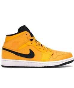 Air Jordan 1 Mid University Gold Black