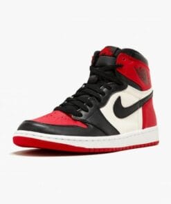 Alternative view of Air Jordan 1 Retro High Bred Toe