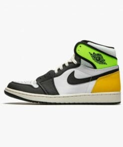 Air Jordan 1 Retro High White Black Volt University Gold