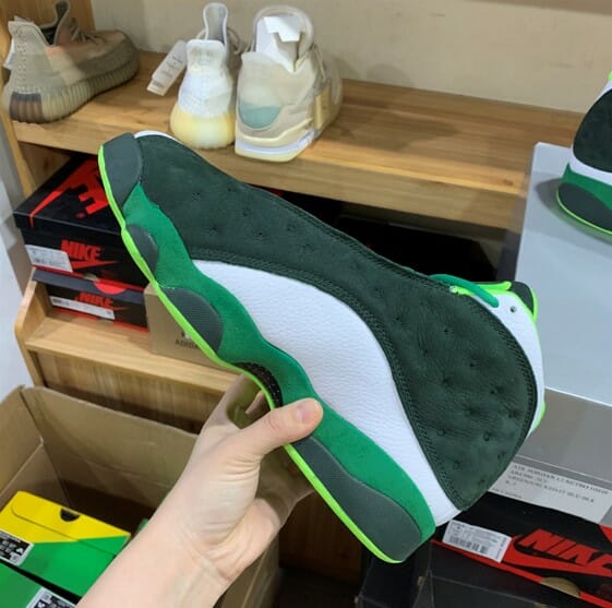 Air Jordan 13 Oregon Ducks Green