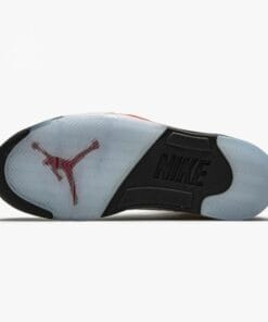 Air Jordan 5 Retro Fire Red Silver Tongue