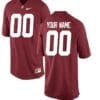 Custom Alabama Crimson Tide College Football Jersey Red
