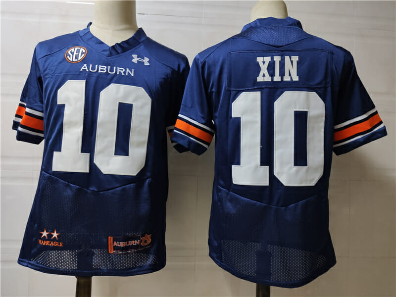 Auburn Tigers #10 XIN College Football Jersey