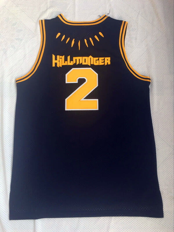 Black Panther #2 Erik Killmonger Basketball Jersey