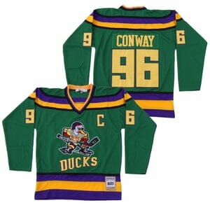 Charlie Conway # 96 Maillot de Hockey Mighty Ducks pour Hockey sur
