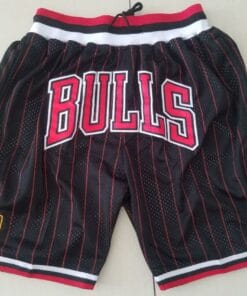 Chicago Bulls Black Strip Just Don Shorts