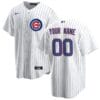 Chicago Cubs Home Custom Name Number Coolbase Baseball Jersey White