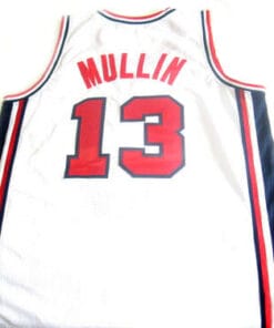 Chris Mullin #13 Team USA BasketBall Jersey White