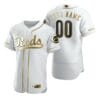 Cincinnati Reds Custom Name Number Baseball Jersey White Golden