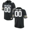 Custom Colorado Buffaloes Jersey Name and Number Football Black