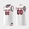 Custom Name Number Arizona State Sun Devils White Replica College Basketball Jersey