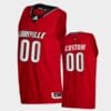 Custom Name Number Louisville Cardinals Red College Basketball Swingman Jersey