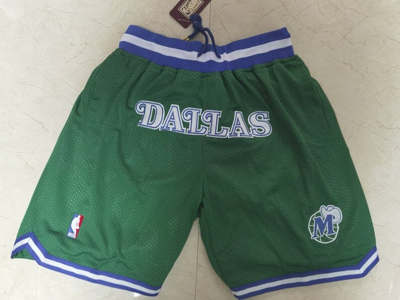 Dallas Men Shorts Vintage Short Stitched Green