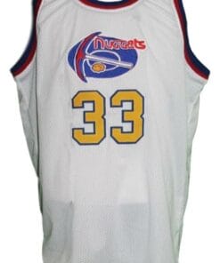 Alternative view of David Thompson #33 Denver Aba Retro Basketball Jersey New Sewn White