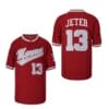 Derek Jeter Kalamazoo High School Maroon Giants Baseball Jersey