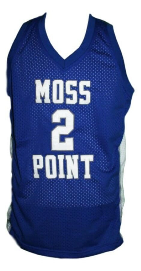 Devin Booker #2 Moss Point High School Basketball Jersey Blue - Image 2