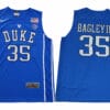 Duke Blue Devils #35 Bagley III Basketball NCAA Basketball Jersey Blue V-neck