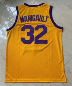 Earl Manigault #32 JC Smith Streetball Movie Basketball Jersey Yellow