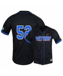 Florida Gators 52 Kirby McMullen Black College Baseball Jersey
