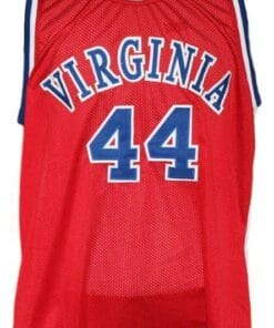 Alternative view of George Gervin Virginia Squires Aba Retro Basketball Jersey Red