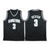 Georgetown Hoyas #3 Allen Iverson NCAA Basketball Jersey New Black