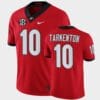 Georgia Bulldogs #10 Fran Tarkenton Red College Football Alumni Jersey