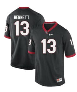 Georgia Bulldogs #13 Stetson Bennett College Football Jersey Limited Black